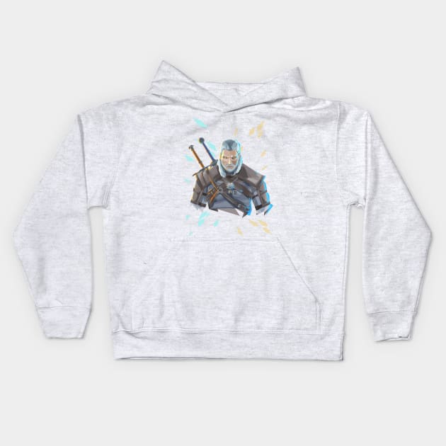 Geralt Of Rivia Kids Hoodie by dbcreations25